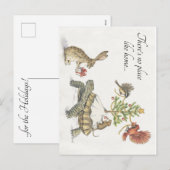 Er is geen plek zoals thuis voor de feestdagen! feestdagenkaart (Voorkant / Achterkant)