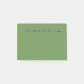 Er is geen plek zoals werk post-it® notes (Voorkant)