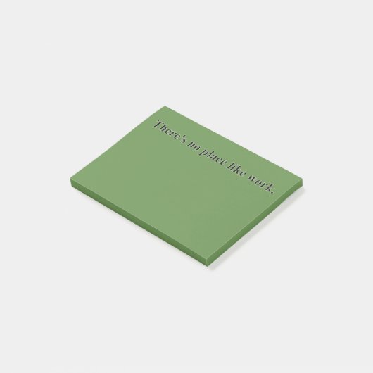 Er is geen plek zoals werk post-it® notes (Schuin)