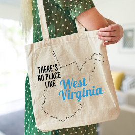 Er is geen plek zoals West Virginia Canvas tas