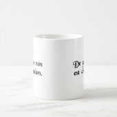 Er is geen rekening gehouden met smaak. koffiemok (Center)