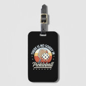 Er is geen sorry in Pickleball Bagagelabel (Voorkant (verticaal))