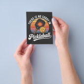 er is geen sorry in pickleball flyer (Hand)