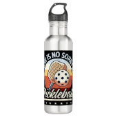 Er is geen sorry in Pickleball Waterfles (Voorkant)