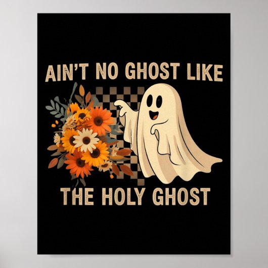 Er is geen spook als de Heilige Geest - Grappig Ha Poster (Voorkant)