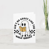 Er is geen spook als de Heilige Geest Grappige chr Kaart (Voorkant)