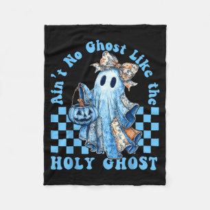 Er is geen spook als de Heilige Geest Grappige Coq Fleece Deken