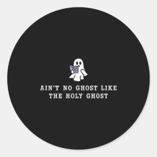 Er is geen spook als het Heilige Geest Gospel Hall Ronde Sticker