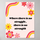 Er is geen strijd, er is geen kracht poster (Voorkant)