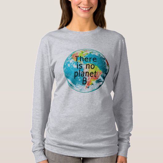 Er is geen t-shirt van de planet B-hoes (Voorkant)