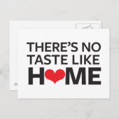 Er is geen Taste zoals thuis Briefkaart (Voorkant / Achterkant)