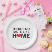 Er is geen Taste zoals thuis Papieren Bordje (Feest)