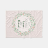 Er is geen thuis, behalve Nana's Fleece Deken (Voorkant (Horizontaal))