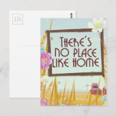 Er is geen thuis. briefkaart (Voorkant / Achterkant)