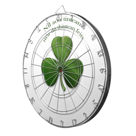 Er is geen thuis dartbord (Voorkant Rechts)