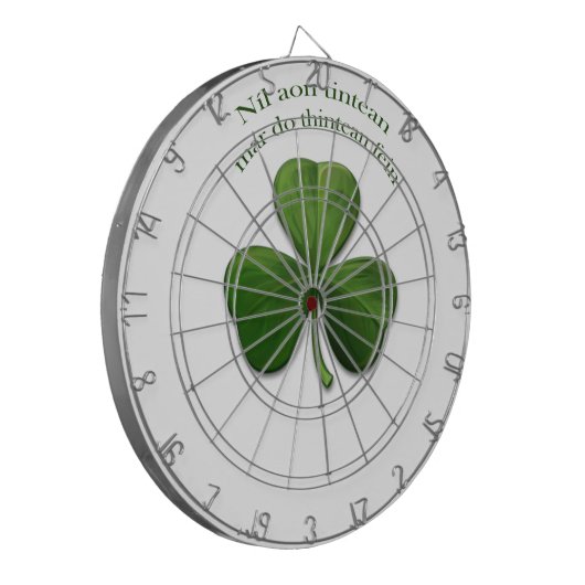 Er is geen thuis dartbord (Voorkant Links)