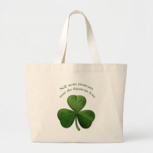 Er is geen thuis grote tote bag