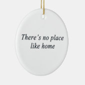 er is geen thuis keramisch ornament (Rechts)