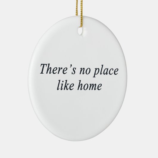 er is geen thuis keramisch ornament (Rechts)