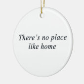 er is geen thuis keramisch ornament (Links)