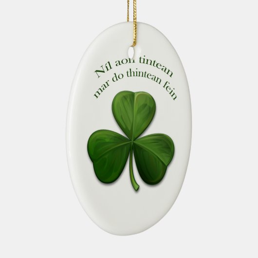 Er is geen thuis keramisch ornament (Rechts)