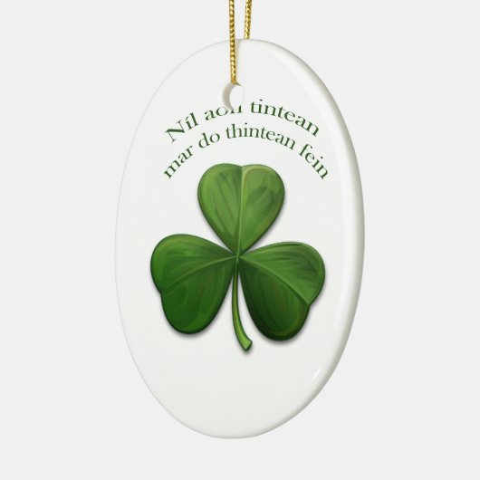 Er is geen thuis keramisch ornament (Links)