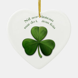 Er is geen thuis keramisch ornament