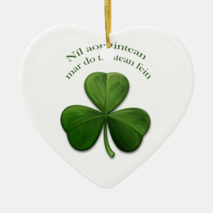 Er is geen thuis keramisch ornament