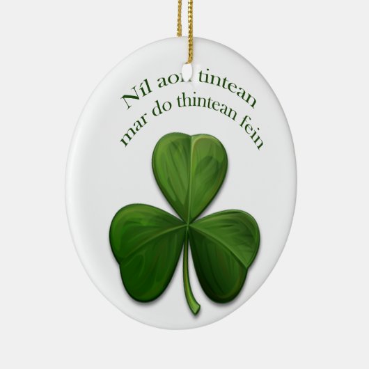 Er is geen thuis keramisch ornament (Rechts)