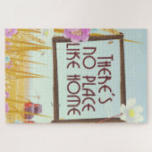 Er is geen thuis. legpuzzel (Horizontaal)