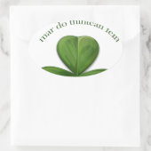 Er is geen thuis ovale sticker (Tas)