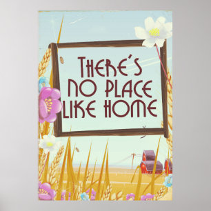Er is geen thuis. poster