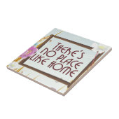 Er is geen thuis. tegeltje (Zijkant)