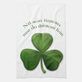 Er is geen thuis theedoek (Verticaal)