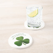 Er is geen thuis zandsteen onderzetter (Zijkant)