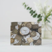 Er is geen tijd briefkaart (Staand voorkant)