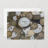 Er is geen tijd briefkaart (Voorkant / Achterkant)