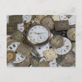 Er is geen tijd briefkaart (Voorkant)