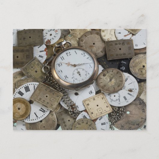 Er is geen tijd briefkaart (Voorkant)