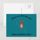 Er is geen Valentijn zoals jij. Briefkaart (Voorkant / Achterkant)
