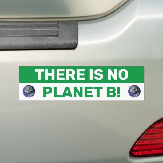 Er is geen vlak B Bumpersticker (Op auto)