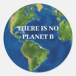 Er is geen vlak B Ronde Sticker
