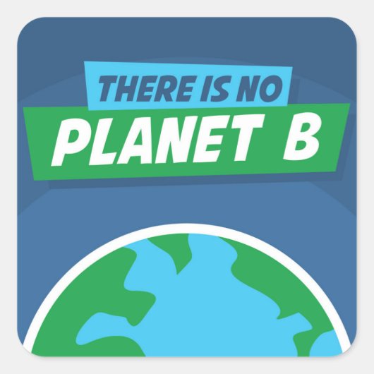 Er is geen vlak B Vierkante Sticker (Voorkant)