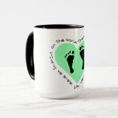 Er is geen voet te klein mok (Voorkant links)