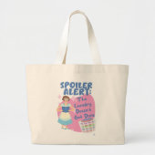 Er is geen wasserette gebeurd Reader Cartoon Wife Grote Tote Bag (Voorkant)