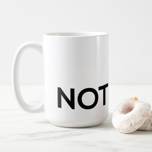 Er is geen wijn in deze Coffee-Mok. Koffiemok (Met donut)