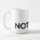 Er is geen wijn in deze Coffee-Mok. Koffiemok (Links)