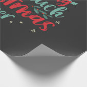 Er is geen Zoiets als Te Veel Kerstvreugde Cadeaupapier (Hoek)