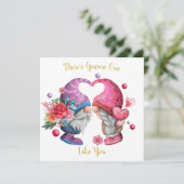 Er is Gnome One zoals jij Valentijn Gnomen. Feestdagenkaart (Staand voorkant)