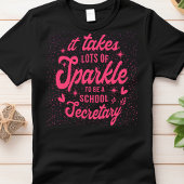 Er is heel wat sprankeling nodig om een schoolsecr t-shirt